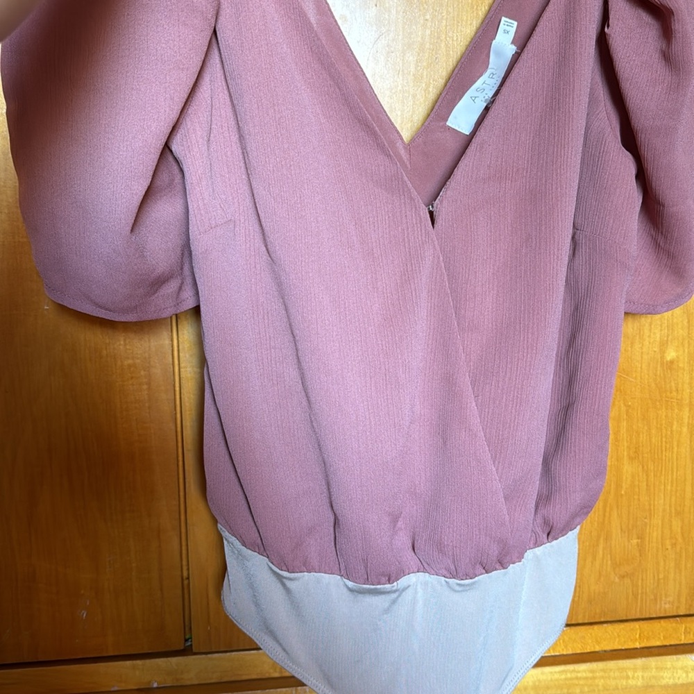 Astr The Label Puff Sleeve Bodysuit